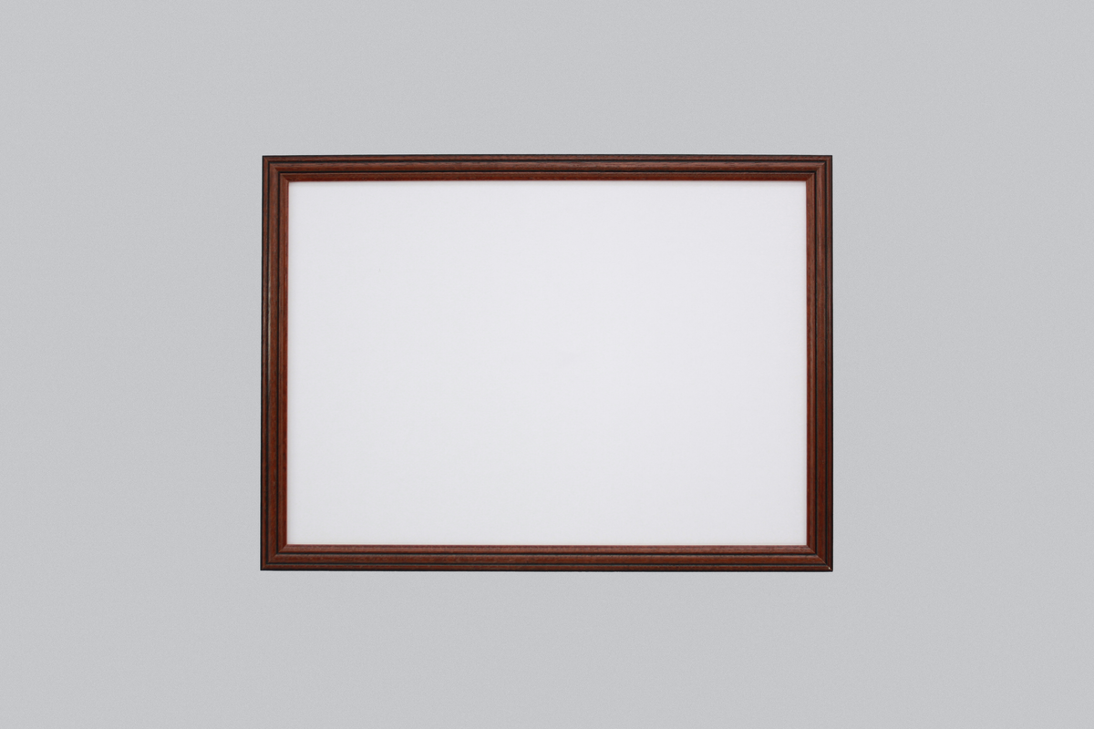 Mahogany - A-Size Frames - Traditional Style - A1, A2, A3, A4 Size Wooden Poster Frame - PhotoFramesandMore - Wooden Picture Frames