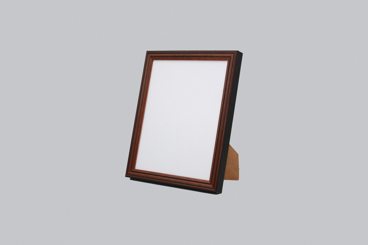 Mahogany Colour - Traditional Style Wooden Photo Frames - Stand or Hang. - PhotoFramesandMore - Wooden Picture Frames