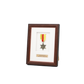 Personalised Military Medal display Frame for 1 Medal. Traditional Range. - PhotoFramesandMore - Wooden Picture Frames