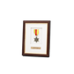 Personalised Military Medal display Frame for 1 Medal. Traditional Range. - PhotoFramesandMore - Wooden Picture Frames