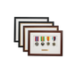 Personalised Military Medal display Frame for Four Medals. Traditional Range. - PhotoFramesandMore - Wooden Picture Frames