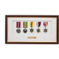 Personalised Military Medal display Frame for Five Medals. Traditional Range. - PhotoFramesandMore - Wooden Picture Frames