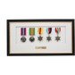 Personalised Military Medal display Frame for Five Medals. Traditional Range. - PhotoFramesandMore - Wooden Picture Frames