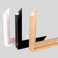 Canvas Tray Frames Multipacks  | Floating Frame | Wooden Frame for 22mm Stretched Canvas | Black White Oak | Artist Bulk Pack