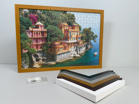 Jigsaw Puzzle Frames - Made To Measure Wooden Frames - Studio Range - PhotoFramesandMore - Wooden Picture Frames
