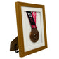 Marathon Medal Frame | Stand or Hang | Black or Oak | Wooden | Made in UK