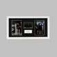 Personalised Hyrox Patch & Photo Display Frame | 20x40cm Frame | Wooden Frame |