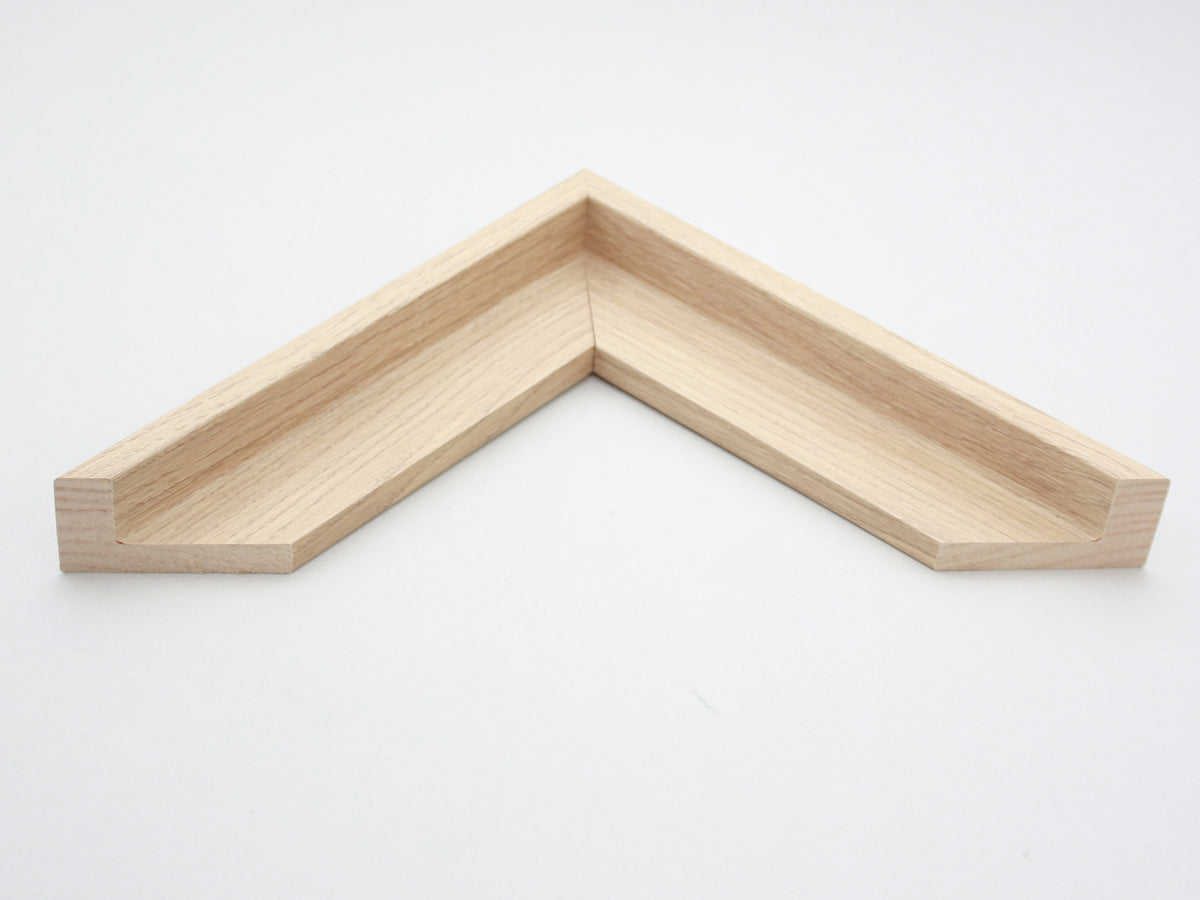 Oak Colour Wooden Tray Frames. 22mm Deep. Standard Size. Floating Effect Frames for Canvas - PhotoFramesandMore - Wooden Picture Frames