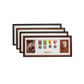 Personalised Military Medal display Frame for Four Medals and two 6x4" Photographs. Traditional Range. - PhotoFramesandMore - Wooden Picture Frames