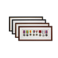 Military Medal display Frame for Eight Medals. Traditional Range.