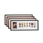 Military Medal display Frame for Seven Medals and one 6x4" Photo. Traditional Range.