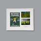 Personalised A4 Sports Programme Frame with Two 5x7” Photo Slots | For Football, Rugby & More