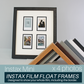 Instax Film Float Frame - Suits Four Instax Minis - PhotoFramesandMore - Wooden Picture Frames