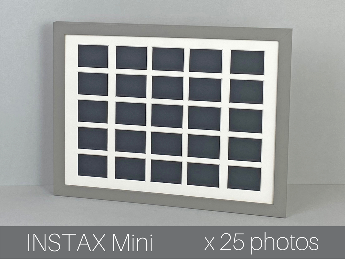Instax Mini Photo Frame. Holds Twenty Five instax sized Photos. 30x40cm. - PhotoFramesandMore - Wooden Picture Frames