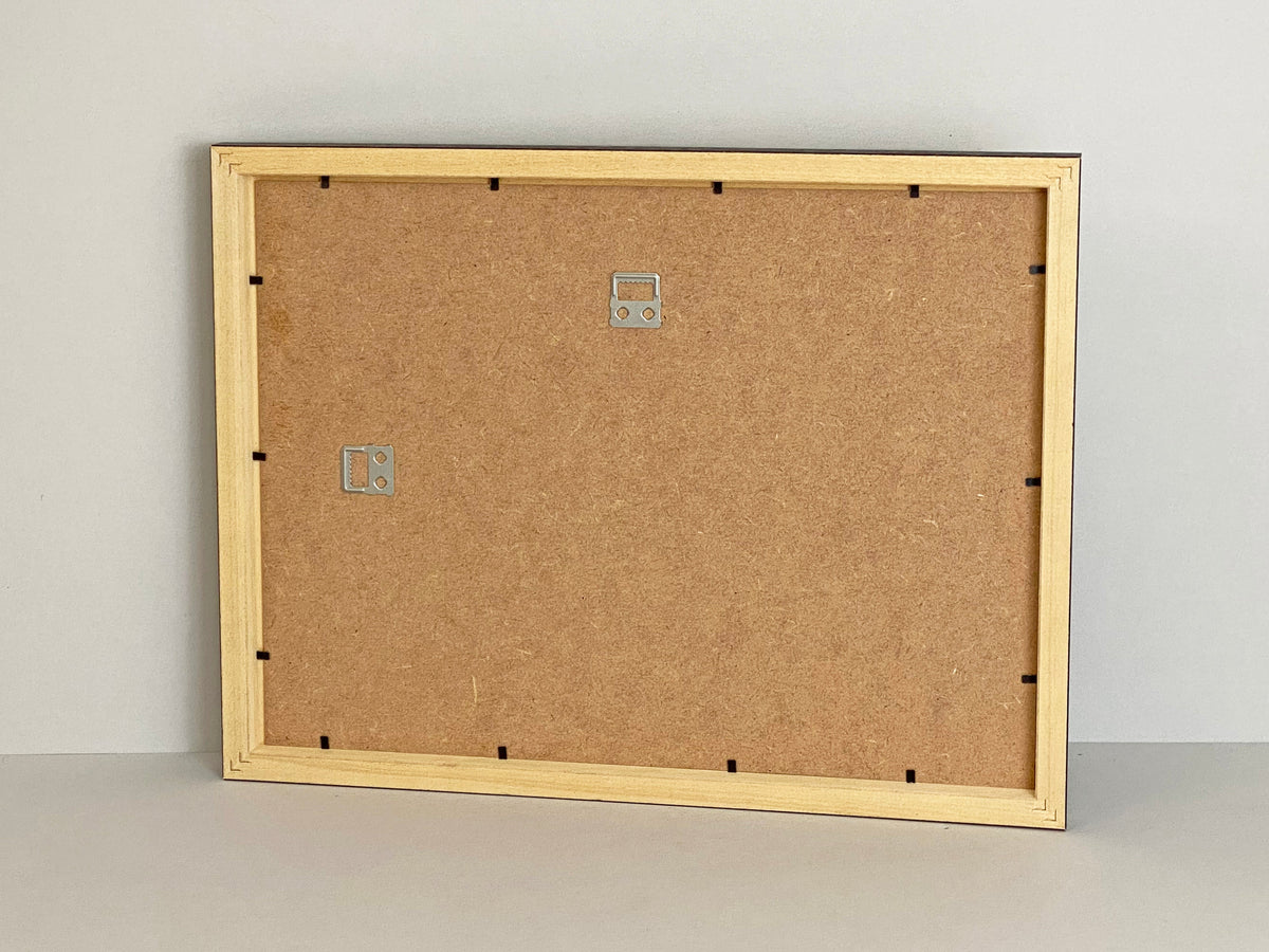 Suits Two 6x4" Photos; One Portrait and One Landscape. A4. Wooden Multi Aperture Photo Frame. - PhotoFramesandMore - Wooden Picture Frames