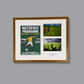Personalised A4 Sports Programme Frame with Two 5x7” Photo Slots | For Football, Rugby & More