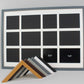 Suits Six 5x5" and Six 5x7" sized photos. Mixed Sizes. 50x70cm. Multi Aperture Photo Frame. - PhotoFramesandMore - Wooden Picture Frames