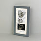 Portrait Baby Scan Frame for 6x4" photo, sonogram and text. Optional Personalisation - PhotoFramesandMore - Wooden Picture Frames