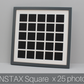 Instax Square Photo Frame. Holds Twenty-Five Photos. 40x40cm. - PhotoFramesandMore - Wooden Picture Frames