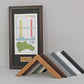 Personalised Golf Score Card Display Frame. 20x40cm Frame | Score Card sizes can vary - Check your size before purchase. - PhotoFramesandMore - Wooden Picture Frames