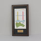 Personalised Golf Score Card Display Frame. 20x40cm Frame | Score Card sizes can vary - Check your size before purchase. - PhotoFramesandMore - Wooden Picture Frames