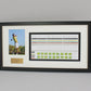 Personalised Golf Score Card Display Frame, With 6x4" Photo. 25x50cm Frame | Score Card sizes can vary - Check your size before purchase. - PhotoFramesandMore - Wooden Picture Frames