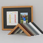Golf Score Card Display Frame, With 6x4" Photo. 30x40cm Frame | Score Card sizes can vary - Check your size before purchase. - PhotoFramesandMore - Wooden Picture Frames