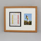 Golf Score Card Display Frame, With 6x4" Photo. 30x40cm Frame | Score Card sizes can vary - Check your size before purchase. - PhotoFramesandMore - Wooden Picture Frames