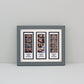 Photo Booth Strip Floating Frame - 3 Photo Booth Strips - Floating Photo Frame showing the entire Photo strip, including border. - PhotoFramesandMore - Wooden Picture Frames