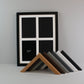 Suits Four 5x7" photos. 30x40cm. Wooden Multi Aperture Photo Frame. - PhotoFramesandMore - Wooden Picture Frames