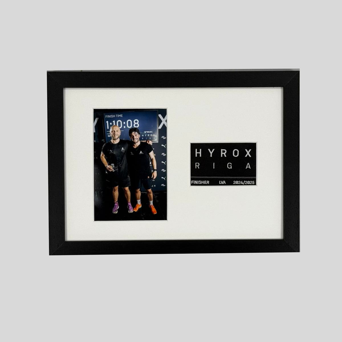 Hyrox Patch & Photo Display Frame | A4 Frame | Wooden Frame |