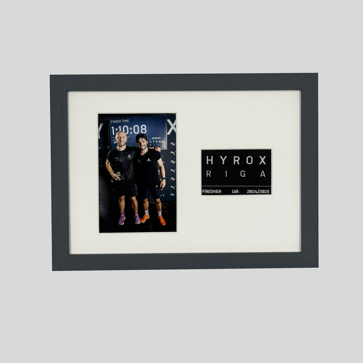 Hyrox Patch & Photo Display Frame | A4 Frame | Wooden Frame |