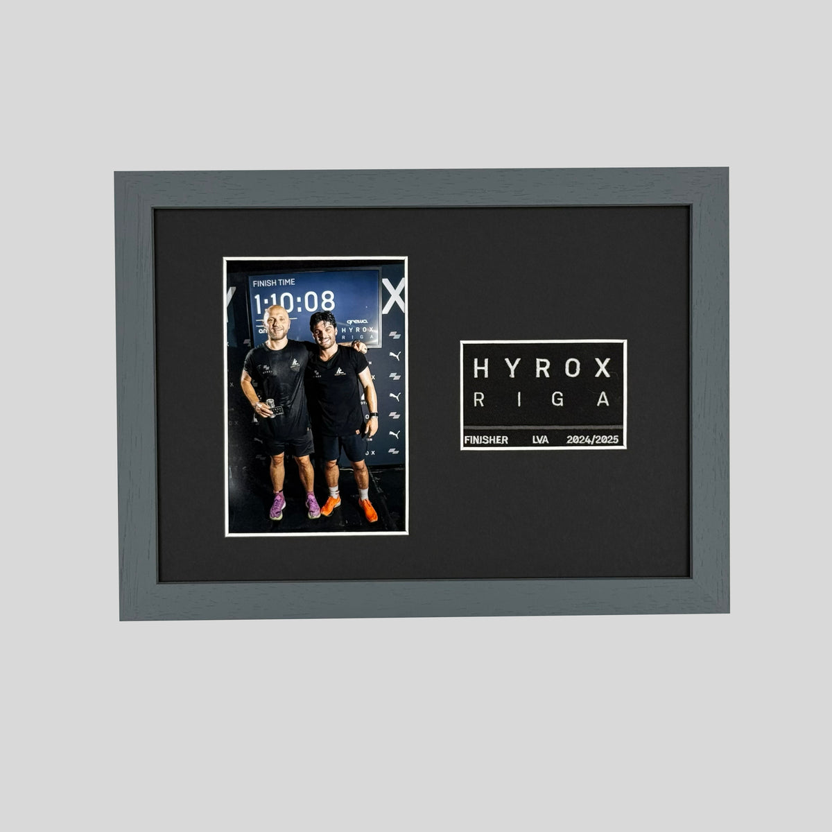 Hyrox Patch & Photo Display Frame | A4 Frame | Wooden Frame |