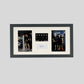 Personalised Hyrox Patch & Photo Display Frame | 20x40cm Frame | Wooden Frame |