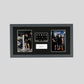 Personalised Hyrox Patch & Photo Display Frame | 20x40cm Frame | Wooden Frame |