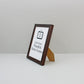 Walnut Colour - Wooden Photo Frames - Stand or Hang. - PhotoFramesandMore - Wooden Picture Frames