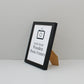 Black - Wooden Photo Frames - Stand or Hang. - PhotoFramesandMore - Wooden Picture Frames