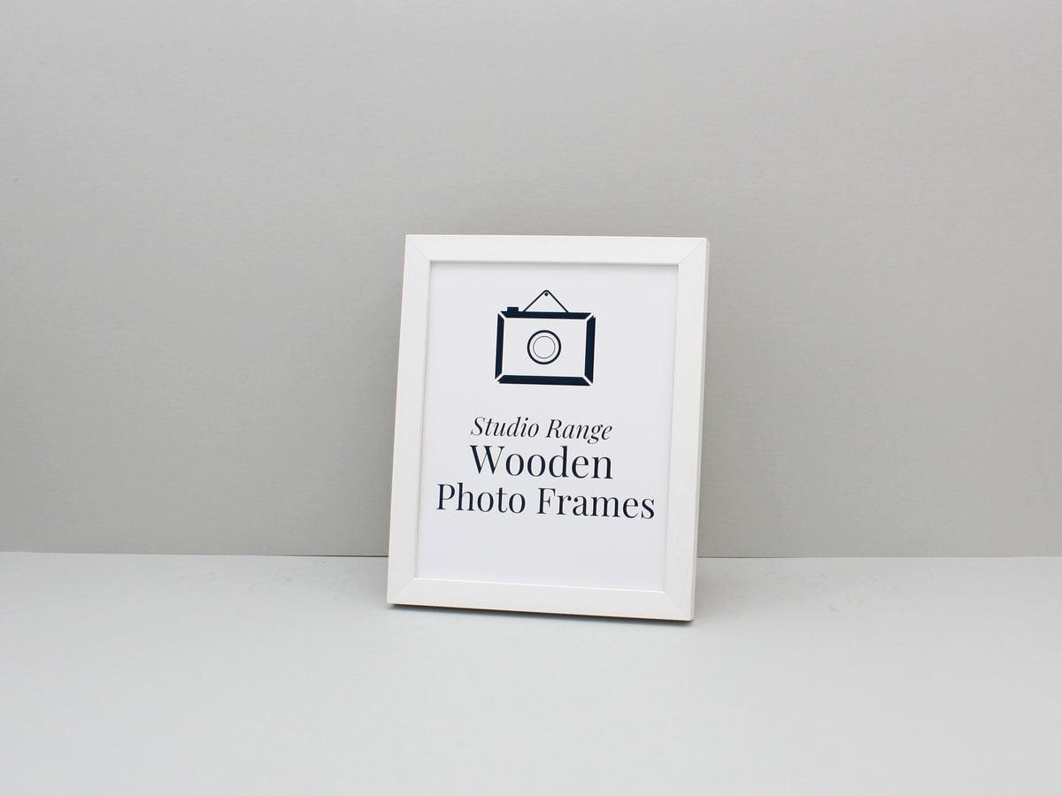 White - Wooden Photo Frames - Stand or Hang. - PhotoFramesandMore - Wooden Picture Frames