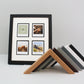 Instax Film Float Frame - Suits Four Instax Square Films - PhotoFramesandMore - Wooden Picture Frames