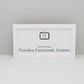 White Panoramic Picture Frames - Studio Range - PhotoFramesandMore - Wooden Picture Frames
