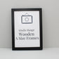 Black A-Size Frames - A1, A2, A3, A4 Size Wooden Poster Frame - PhotoFramesandMore - Wooden Picture Frames