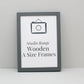 Dark Grey A-Size Frames - A1, A2, A3, A4 Size Wooden Poster Frame - PhotoFramesandMore - Wooden Picture Frames