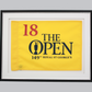 Flag Display Frame. Perfect for Golf Flags. Traditional Range. - PhotoFramesandMore - Wooden Picture Frames