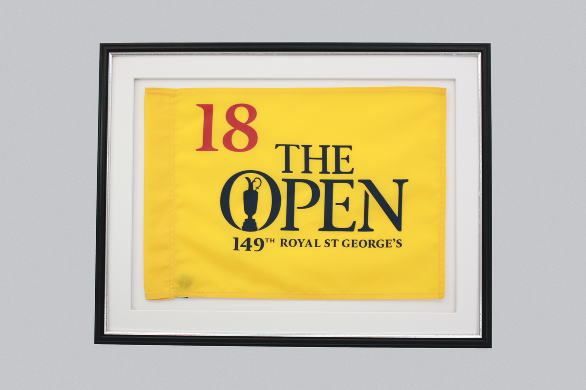 Flag Display Frame. Perfect for Golf Flags. Traditional Range. - PhotoFramesandMore - Wooden Picture Frames