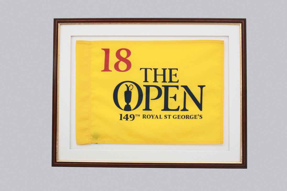 Flag Display Frame. Perfect for Golf Flags. Traditional Range. - PhotoFramesandMore - Wooden Picture Frames