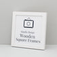 White - Square Wooden Frames | Standard Size Frames - PhotoFramesandMore - Wooden Picture Frames