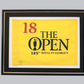 Flag Display Frame. Perfect for Golf Flags. Traditional Range. - PhotoFramesandMore - Wooden Picture Frames