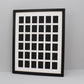 Instax Mini Multi Aperture Wooden Photo Frame. Holds Thirty-Six instax sized Photos. 40x50cm. Portrait or Landscape. - PhotoFramesandMore - Wooden Picture Frames