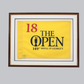 Flag Display Frame. Perfect for Golf Flags. Traditional Range. - PhotoFramesandMore - Wooden Picture Frames