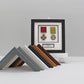 Personalised Military and Service Medal display Frame for Two Medals. 20x20cm. Handmade by Art@Home. War Medals. WW1. WW2. - PhotoFramesandMore - Wooden Picture Frames